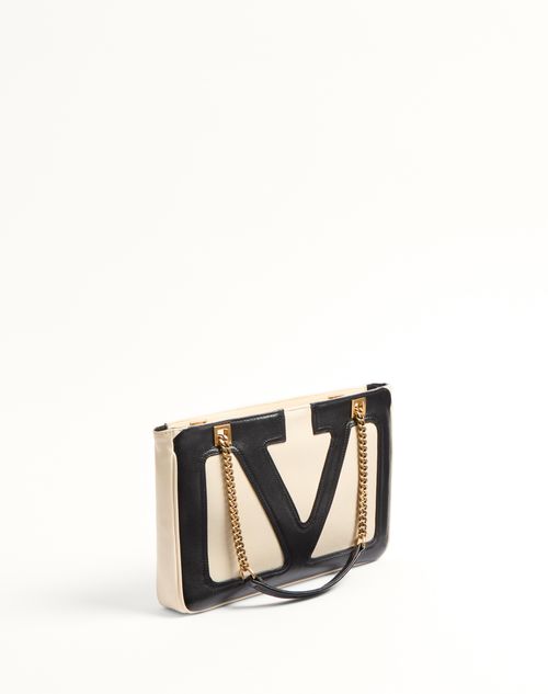 Valentino BOLSO DE COMPRAS PEQUEÑO VALENTINO GARAVANI VIVA SUPERSTAR DE CUERO NAPA Tienda de fábrica