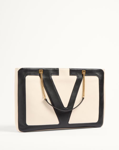 Valentino BOLSO DE COMPRAS VALENTINO GARAVANI VIVA SUPERSTAR DE CUERO NAPA Ahorra y exporta