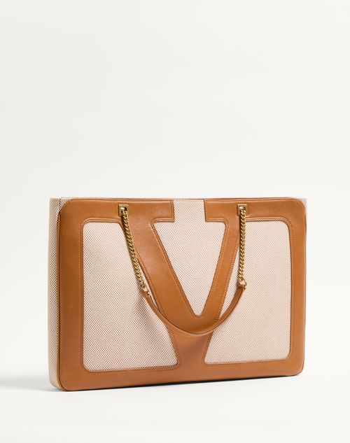Valentino BOLSO DE COMPRAS GRANDE VALENTINO GARAVANI VIVA SUPERSTAR DE LONA Precios de Black Friday