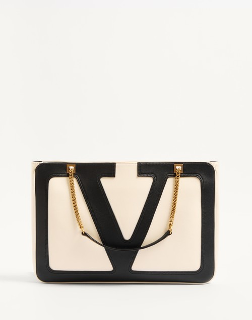 Valentino BOLSO DE COMPRAS MEDIANO VALENTINO GARAVANI VIVA SUPERSTAR DE CUERO NAPA En oferta
