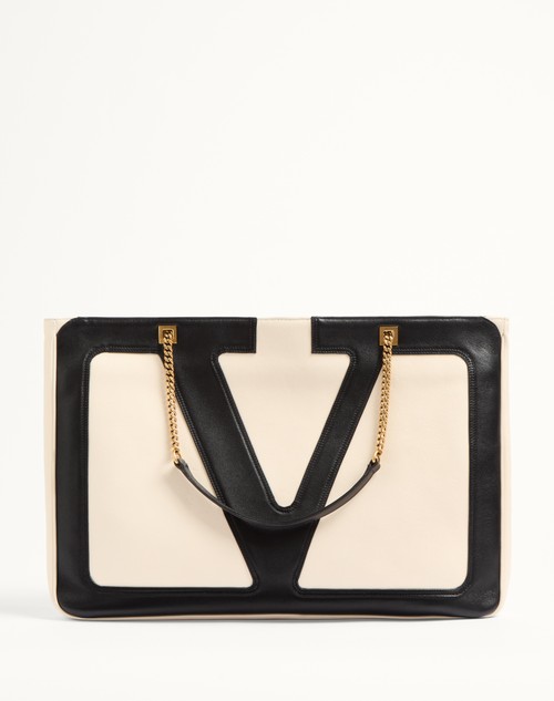 Valentino BOLSO DE COMPRAS VALENTINO GARAVANI VIVA SUPERSTAR DE CUERO NAPA