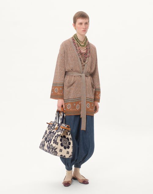 Valentino BOLSO DE MANO VALENTINO GARAVANI ANTIBES DE JACQUARD Última moda