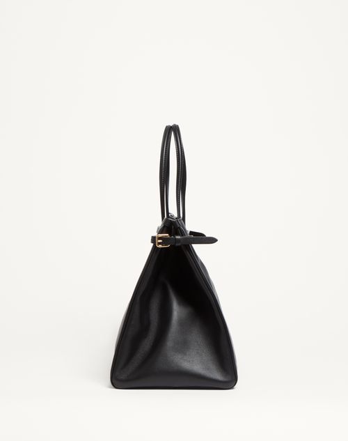 Valentino BOLSO DE COMPRAS MEDIANO VALENTINO GARAVANI ANTIBES DE CUERO DE BECERRO Ofertas de temporada
