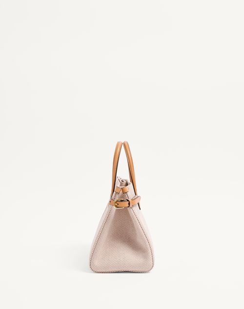 Valentino BOLSO DE COMPRAS PEQUEÑO VALENTINO GARAVANI ANTIBES DE LONA Grandes ahorros