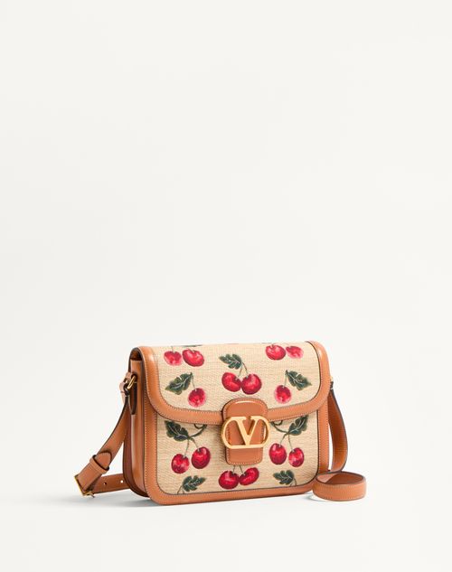 Valentino BOLSO DE HOMBRO VALENTINO GARAVANI 9TO5 EN RAFIA JACQUARD SINTÉTICA Rebajas de fin de temporada