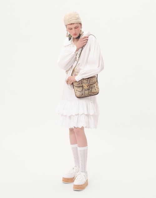 Valentino BOLSO DE HOMBRO VALENTINO GARAVANI 9TO5 DE PITÓN Rebajas