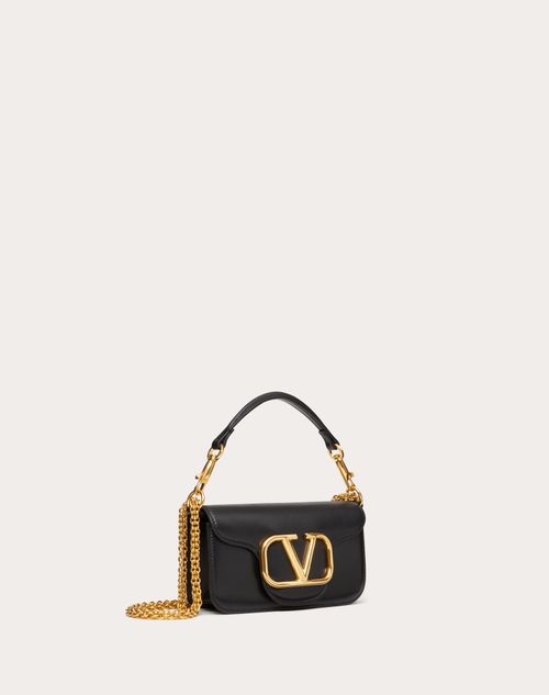 Valentino BOLSO PEQUEÑO DE HOMBRO VALENTINO GARAVANI LOCÒ DE CUERO DE BECERRO Tienda