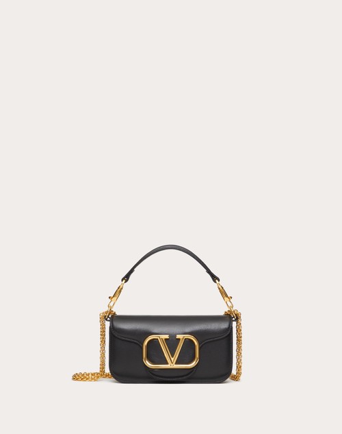 Valentino BOLSO PEQUEÑO DE HOMBRO VALENTINO GARAVANI LOCÒ DE CUERO DE BECERRO