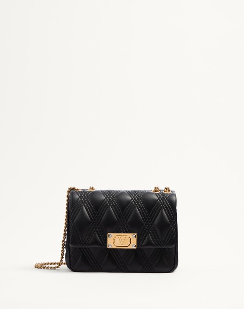 Valentino BOLSO DE HOMBRO MEDIANO VALENTINO GARAVANI QUILTIE 67 DE CUERO NAPA ACOLCHADO