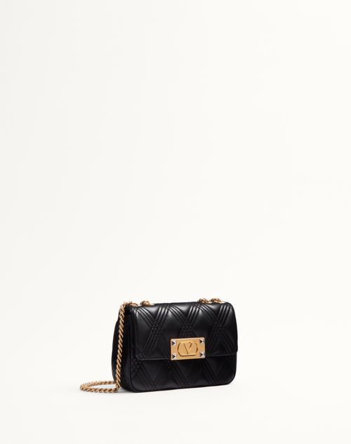 Valentino BOLSO DE HOMBRO PEQUEÑO VALENTINO GARAVANI QUILTIE 67 DE CUERO NAPA ACOLCHADO ÚLTIMAS EDICIONES