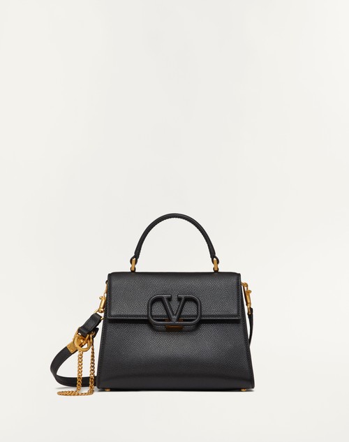 Valentino BOLSO DE MANO PEQUEÑO VSLING DE PIEL DE BECERRO GRANULADA