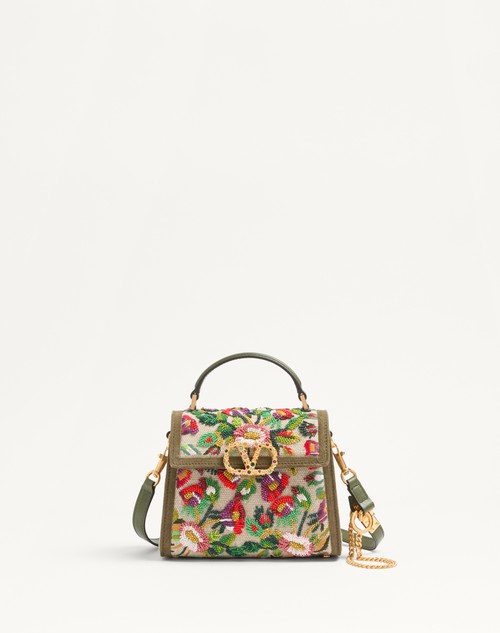 Valentino MINIBOLSO DE MANO VALENTINO GARAVANI VSLING CON LOGOTIPO DE JOYERÍA
