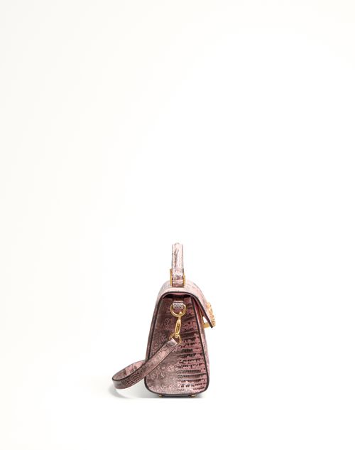 Valentino MINIBOLSO DE HOMBRO VALENTINO GARAVANI VSLING DE TEJUS CON LOGOTIPO DE JOYERÍA Superdescuento