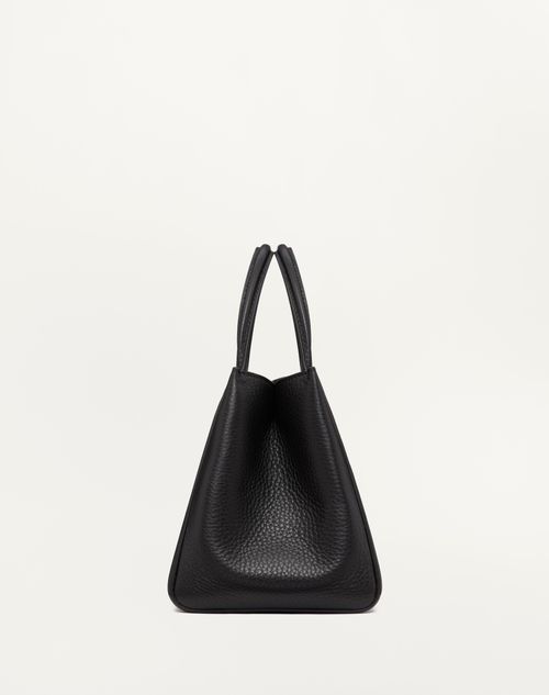 Valentino BOLSO DE MANO MEDIANO VALENTINO GARAVANI ALLTIME DE CUERO DE BECERRO GRANULADO Descuentos del mes