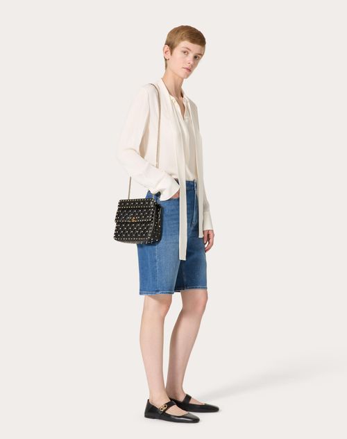 Valentino BOLSO MEDIANO ROCKSTUD SPIKE DE NAPA En línea
