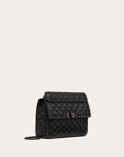 Valentino BOLSO MEDIANO ROCKSTUD SPIKE DE NAPA Venta caliente