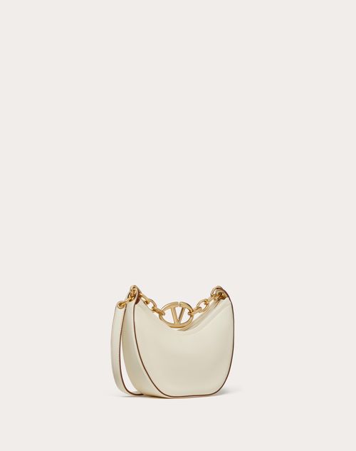 Valentino MINIBOLSO HOBO VLOGO MOON DE CUERO NAPA CON CADENA Descuento
