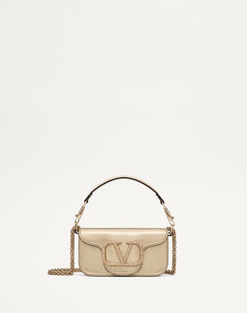 Valentino BOLSO DE HOMBRO PEQUEÑO VALENTINO GARAVANI VALENTINO GARAVANI LOCÒ DE KARUNG METALIZADO
