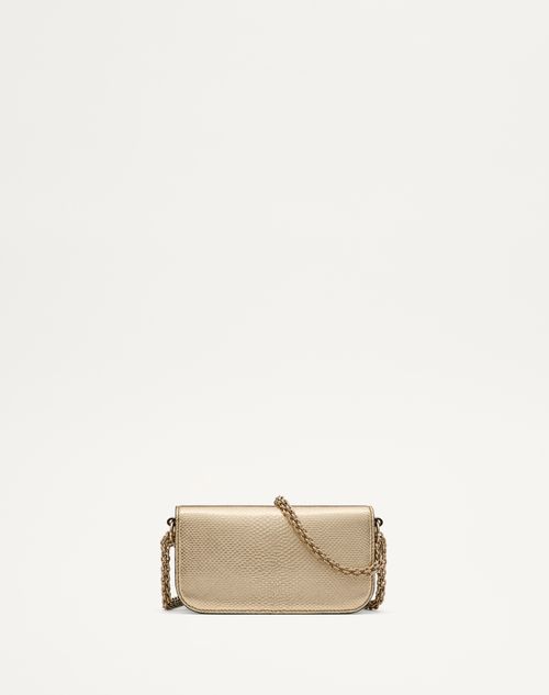 Valentino BOLSO DE HOMBRO PEQUEÑO VALENTINO GARAVANI VALENTINO GARAVANI LOCÒ DE KARUNG METALIZADO Tienda