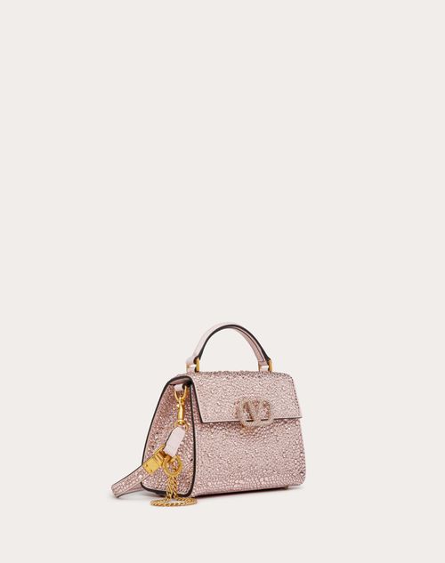 Valentino BOLSO DE MANO MINI VSLING CON BORDADO BRILLANTE Mejor oferta