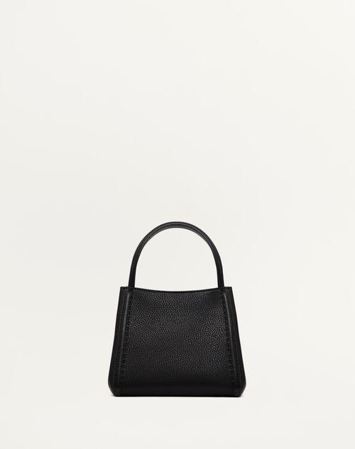 Valentino BOLSO DE MANO PEQUEÑO VALENTINO GARAVANI ALLTIME DE CUERO DE BECERRO GRANULADO Rebajas online