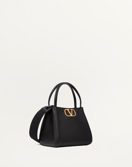 Valentino BOLSO DE MANO PEQUEÑO VALENTINO GARAVANI ALLTIME DE CUERO DE BECERRO GRANULADO Rebajas top