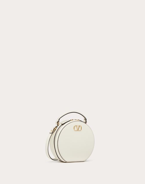 Valentino MINIBOLSO DE CUERO DE BECERRO CON EL VLOGO SIGNATURE Último día