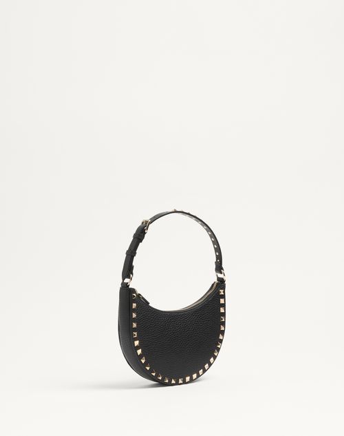 Valentino MINIBOLSO HOBO ROCKSTUD DE CUERO GRANEADO DE BECERRO Devoluciones gratuitas