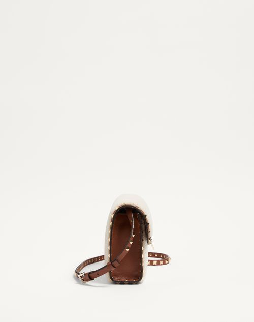 Valentino BOLSO DE HOMBRO PEQUEÑO VALENTINO GARAVANI ROCKSTUD DE PIEL DE OVEJA En línea