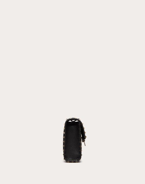 Valentino BOLSO BANDOLERA PEQUEÑO ROCKSTUD DE PIEL DE BECERRO GRANULADA Ofertas