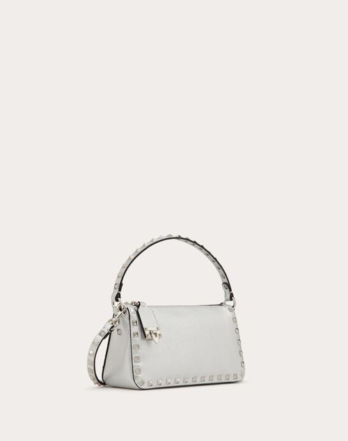 Valentino BANDOLERA ROCKSTUD PEQUEÑA DE CUERO DE BECERRO GRANEADO METALIZADO Los más vendidos