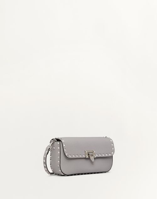 Valentino BOLSO BANDOLERA VALENTINO GARAVANI ROCKSTUD DE CUERO DE BECERRO GRANEADO Tienda