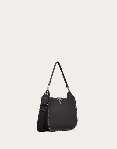 Valentino BOLSO HOBO ROCKSTUD DE VALENTINO GARAVANI DE CUERO DE BECERRO GRANULADO Liquidación