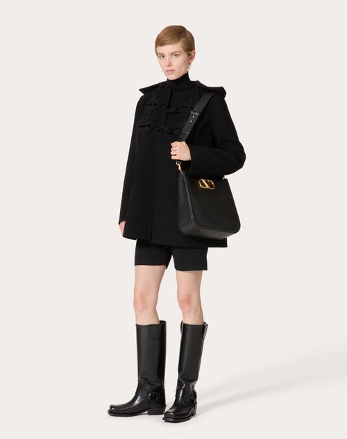 Valentino BOLSO HOBO VALENTINO GARAVANI ALLTIME EN CUERO DE BECERRO GRANEADO COMPRAR AHORA
