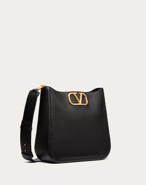 Valentino BOLSO HOBO VALENTINO GARAVANI ALLTIME EN CUERO DE BECERRO GRANEADO COMPRAR AHORA