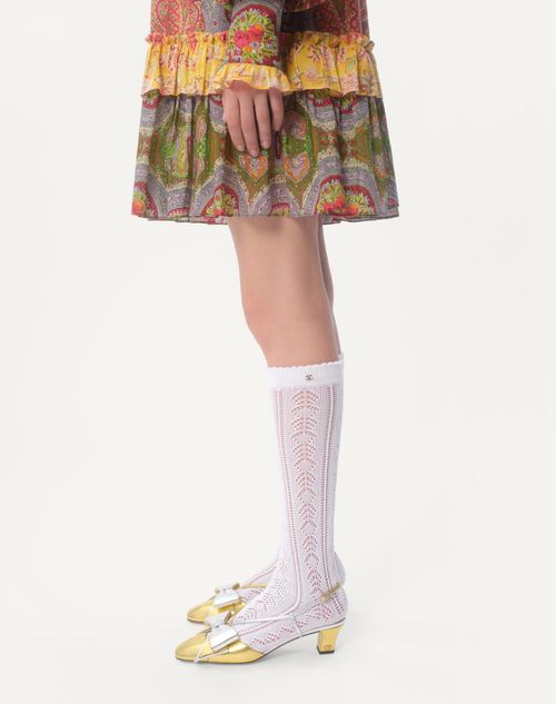 Valentino VESTIDO CORTO DE VOYAGE IMAGINAIRE CASHMERE MUSLIN Envío internacional gratuito
