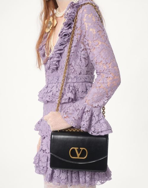 Valentino VESTIDO CORTO DE HEAVY LACE Descuento por venta flash