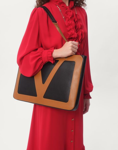 Valentino VESTIDO MIDI DE GEORGETTE Rebajas de fin de temporada