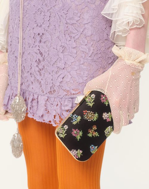 Valentino VESTIDO CORTO DE HEAVY LACE BORDADO Outlet online