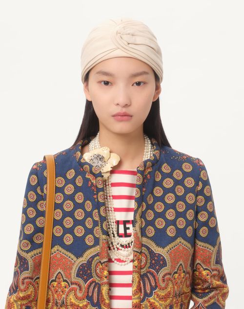 Valentino CHAQUETA DE GABARDINA PAISLEY MEDAGLIONI VOYAGE IMAGINAIRE Tienda