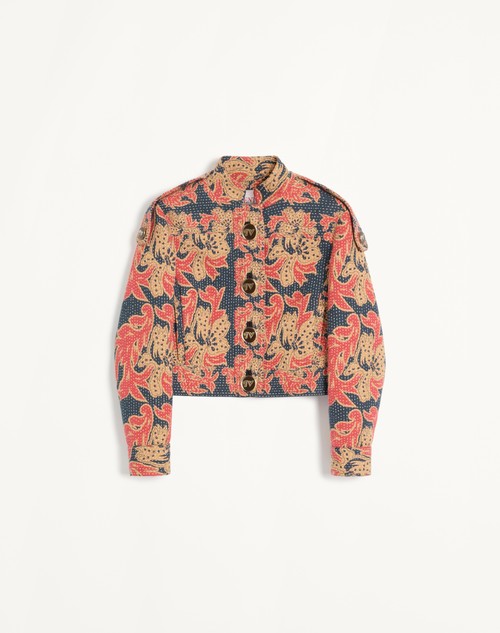 Valentino GABÁN EN JACQUARD FLORAL APRÈS L'HIVER ACOLCHADO Mejor oferta