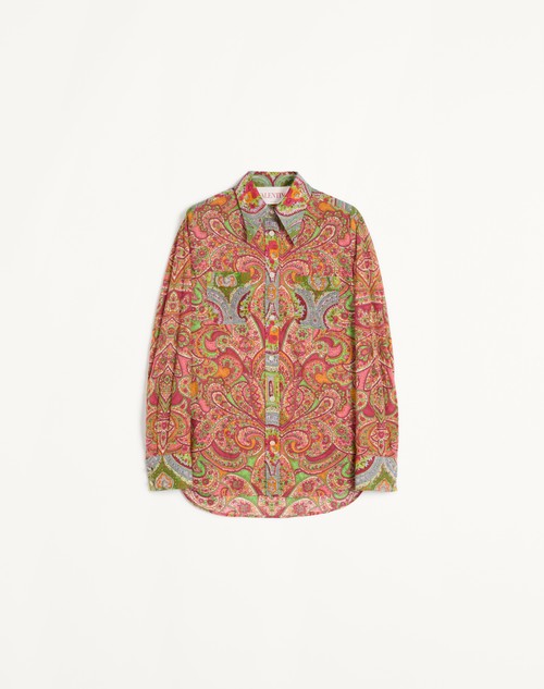 Valentino CAMISA DE MUSSOLA CACHEMIRE VOYAGE IMAGINAIRE