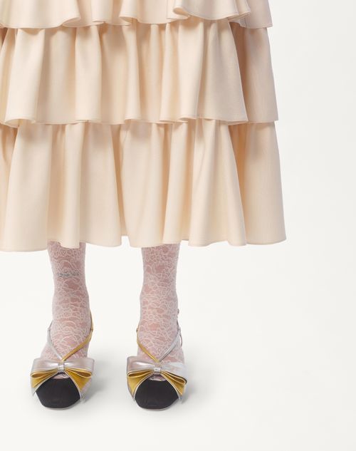 Valentino FALDA DE SHANTUNG Oferta especial de fábrica