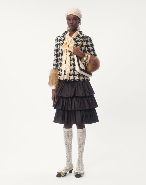 Valentino CHAQUETA DE MACRO TWEED PIED DE POULE Promoción trimestral