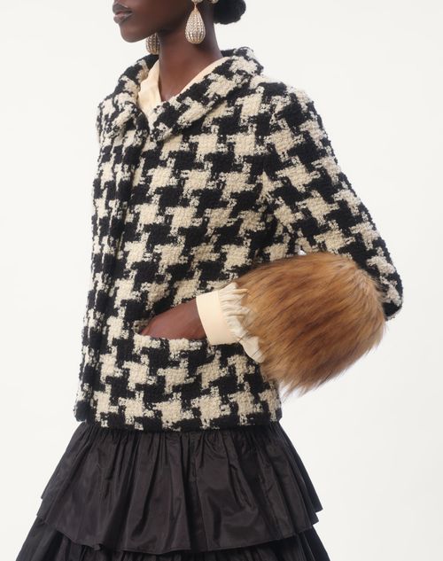 Valentino CHAQUETA DE MACRO TWEED PIED DE POULE Promoción trimestral