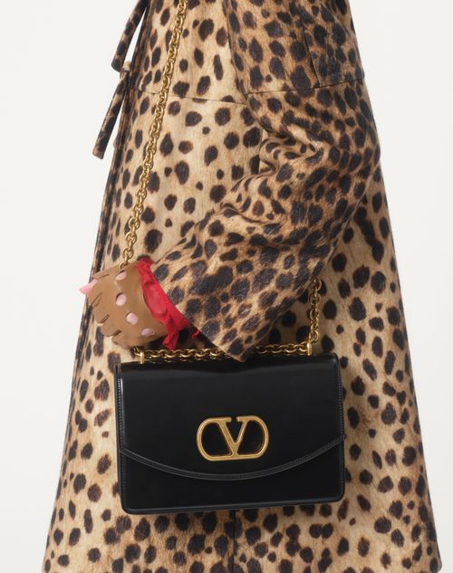 Valentino ABRIGO DE PAÑO DE LANA ESTAMPADO CON MANCHAS DE JAGUAR Última moda