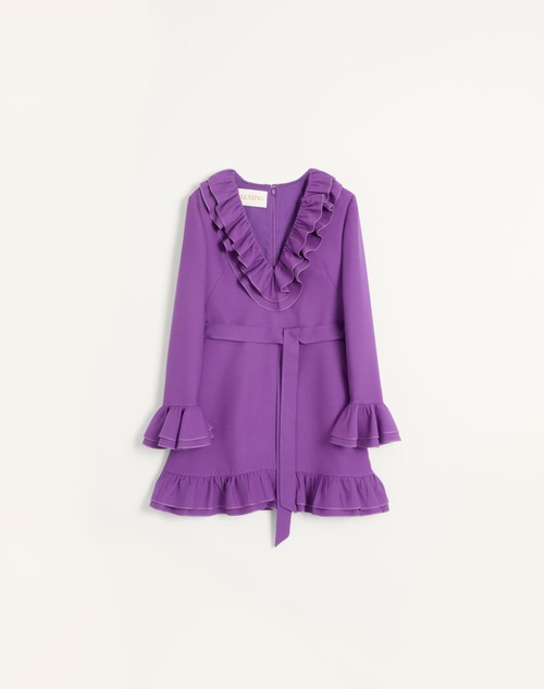Valentino VESTIDO CORTO DE CREPE COUTURE