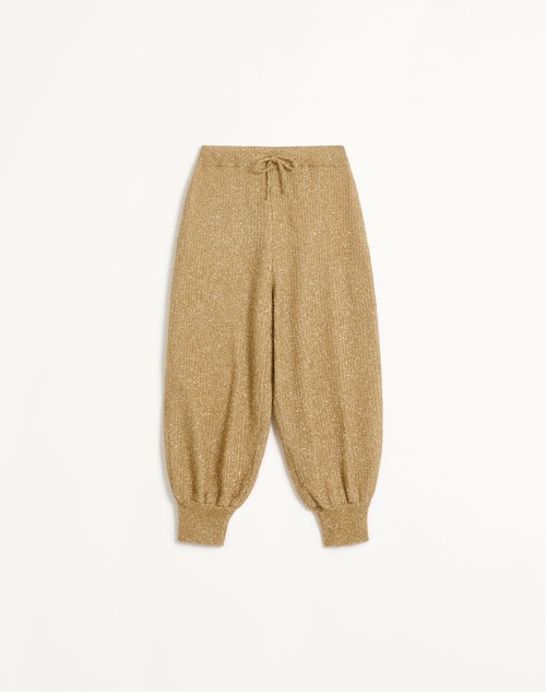 Valentino PANTALÓN DE LUREX TEJIDO