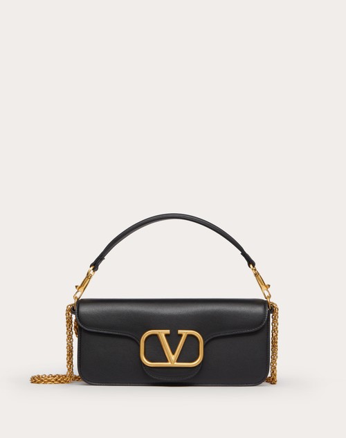 Valentino BOLSO DE HOMBRO VALENTINO GARAVANI LOCÒ DE PIEL DE BECERRO