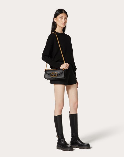 Valentino BOLSO DE HOMBRO VALENTINO GARAVANI LOCÒ DE PIEL DE BECERRO Rebajas